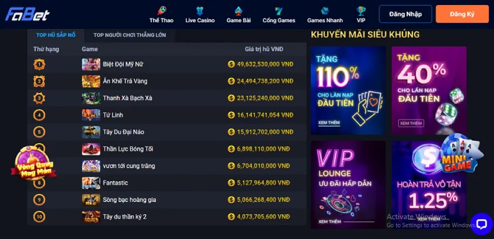 Hỗ trợ giải quyết vấn đề đăng nhập 18win1